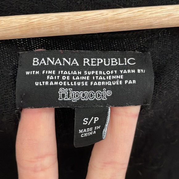 Merino black cardigan - Picture 2 of 3